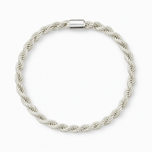 Rope Carácter — 3mm Silver Bracelet 950