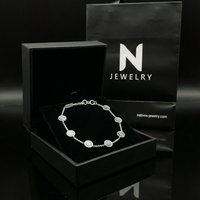 Thumbnail for Aquamarine Essence — Aquamarine Silver Bracelet 950 