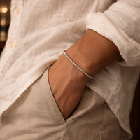 Thumbnail for Cola de Serpiente Fluidez — Silver Snake Bracelet 925 (21cm)