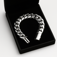 Thumbnail for Cuban Link Bracelet 15mm - 950 Silver