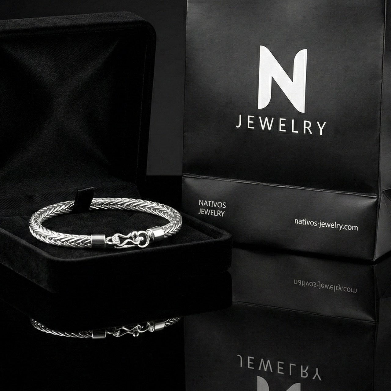 Espiga Firmeza 3.5mm — Silver Bracelet 950