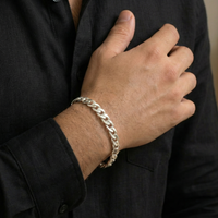 Thumbnail for Hexagonal Precisión 6mm — Silver Bracelet 950