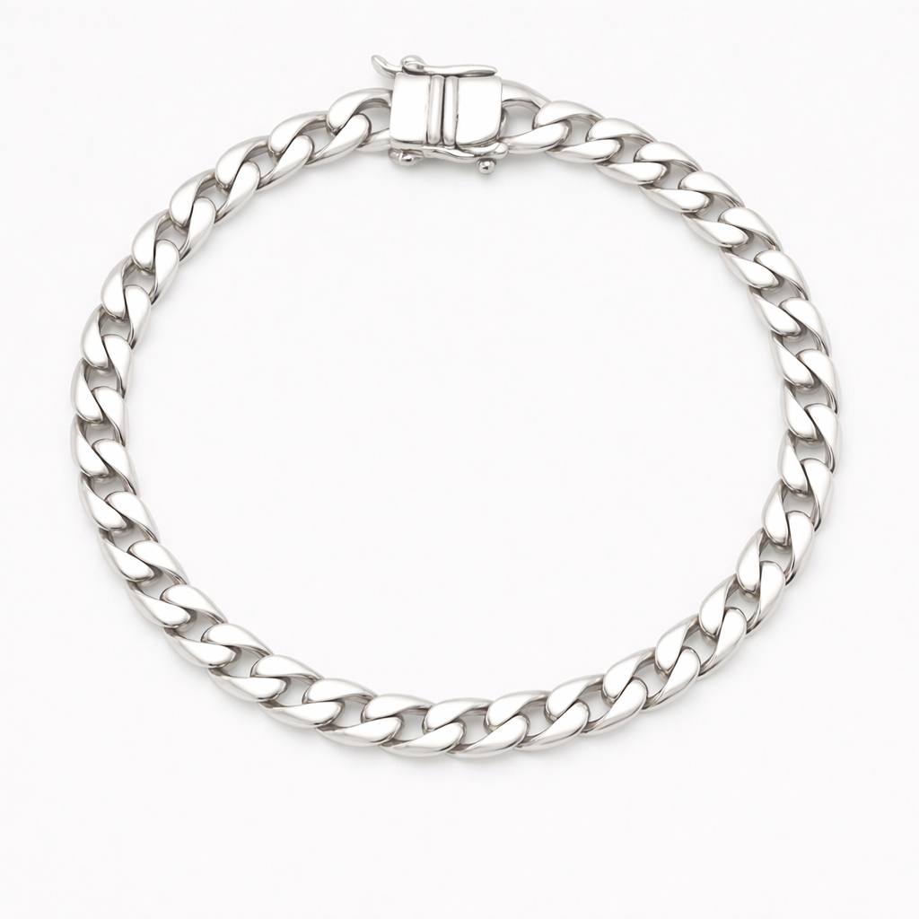 Classic Lomo 5mm — Silver Bracelet 950 (21cm / 8”)