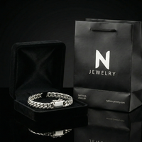 Thumbnail for 950 Silver Bracelet, Corvina Loin Model, 6mm