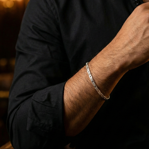 Mónaco Sutil — 3 mm Silver Bracelet 950