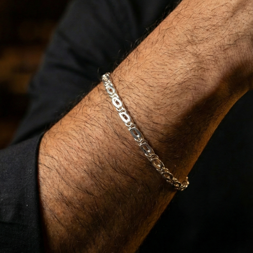 Mónaco Sutil — 3 mm Silver Bracelet 950