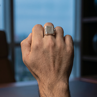 Thumbnail for Locket — 950 Silver Ring