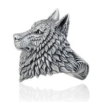 Thumbnail for Anillo Wolf Plata 950