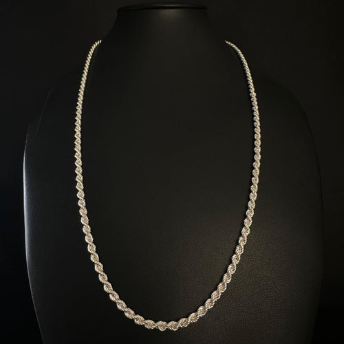 Cadena Rope 3 mm — Plata 950
