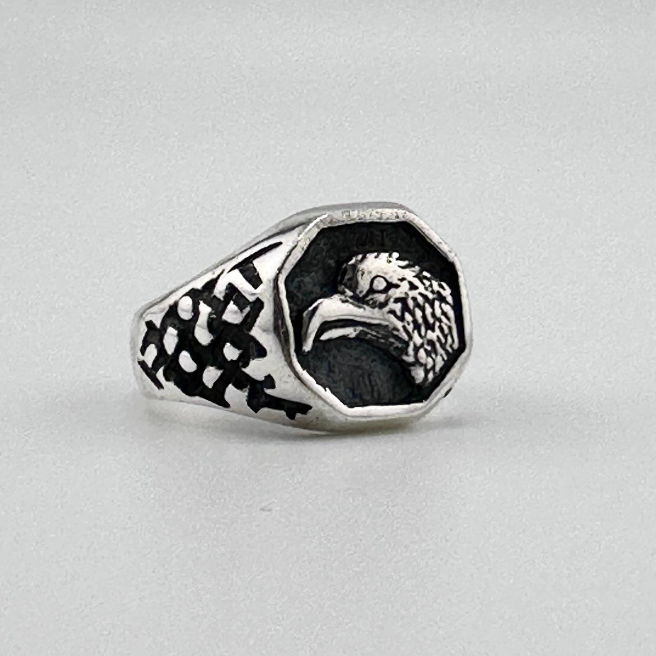 Eagle Ring Plata Ley 950