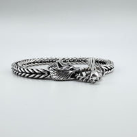 Thumbnail for Pulsera Wolf Plata Ley 950