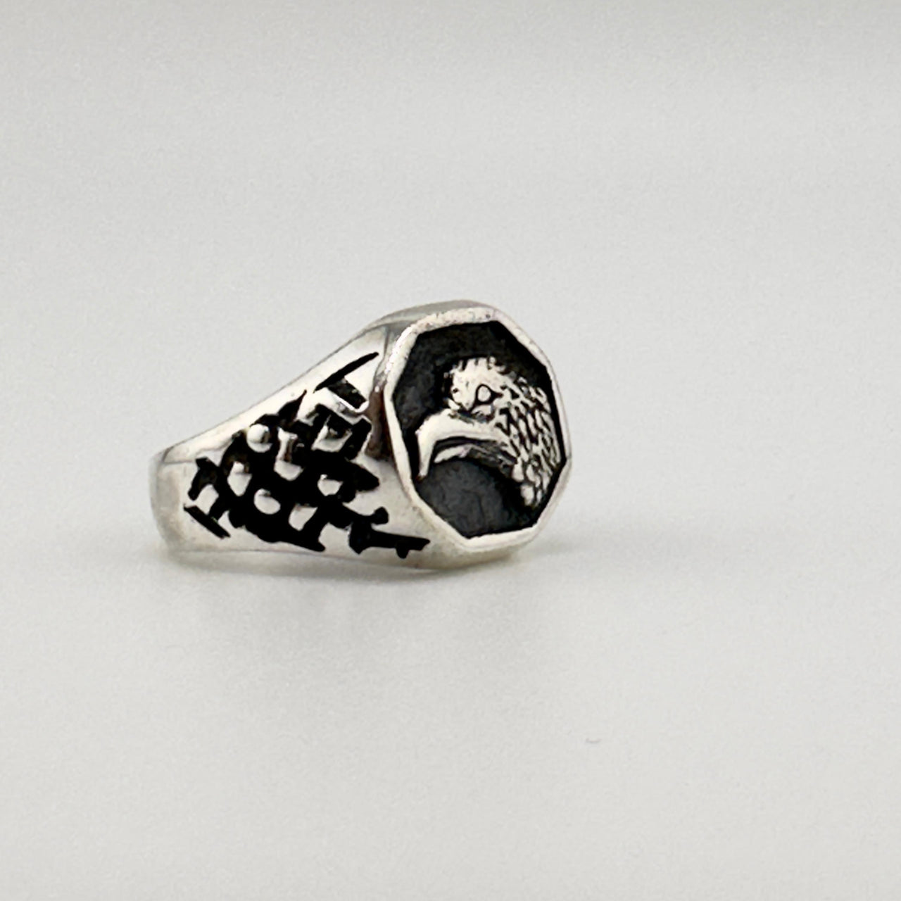 Eagle Ring Plata Ley 950