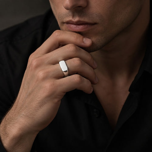 Anillo sello Minimalista