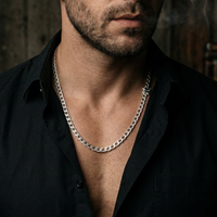 Thumbnail for Set Hexagonal minimal — Cadena y Pulsera Plata 950