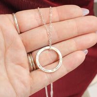 Thumbnail for Collar circle personalizado de Plata 950