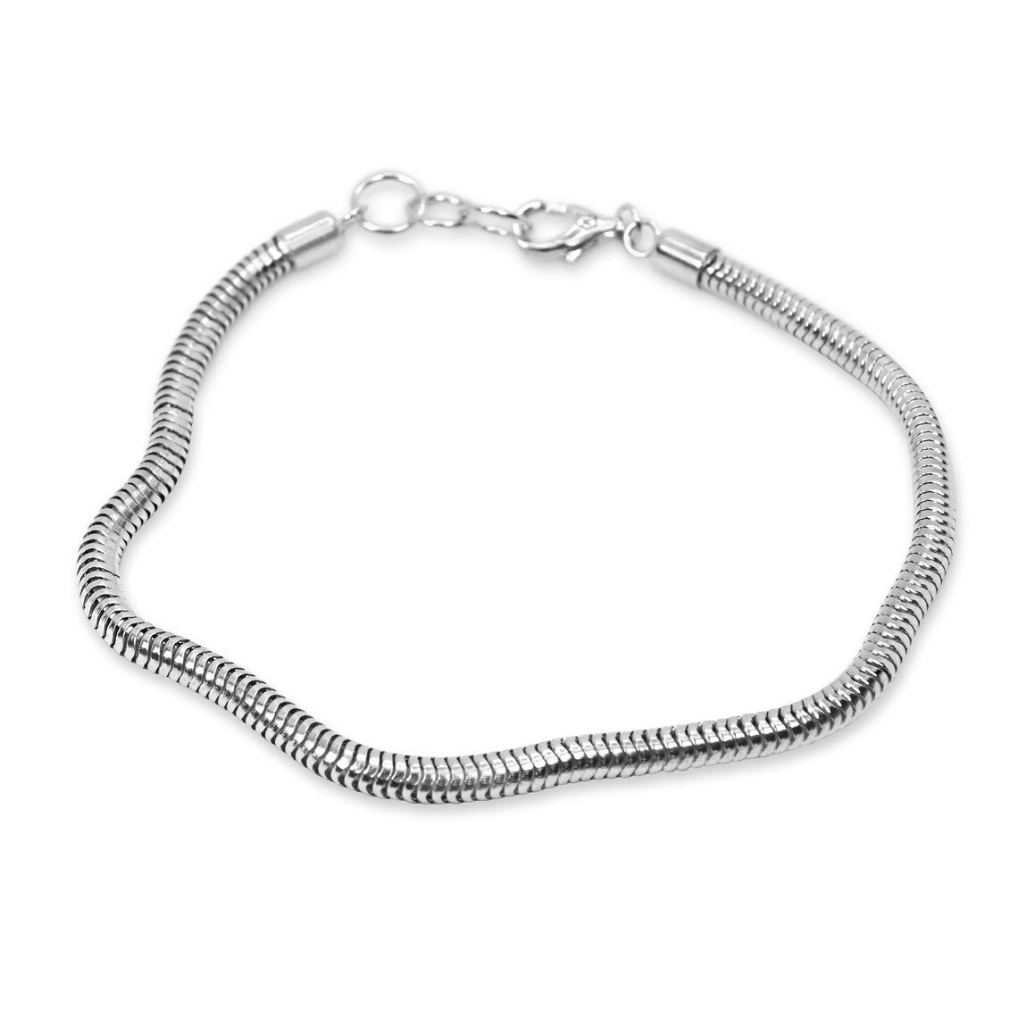 Pulsera de Plata 925 Cola de Serpiente 21 cm