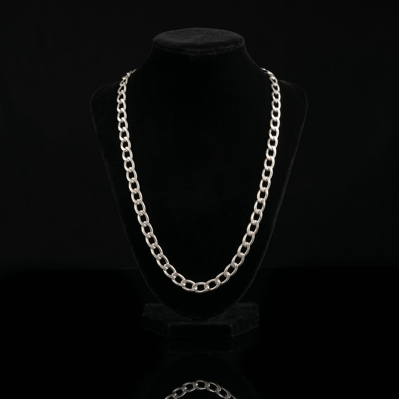 Cadena Eslabón de Plata Pura 950 para Hombre 6mm