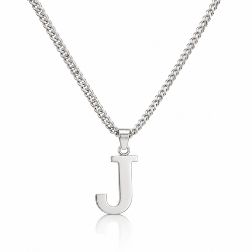 Collar Lomo de corvina con Inicial - nativosjewelry