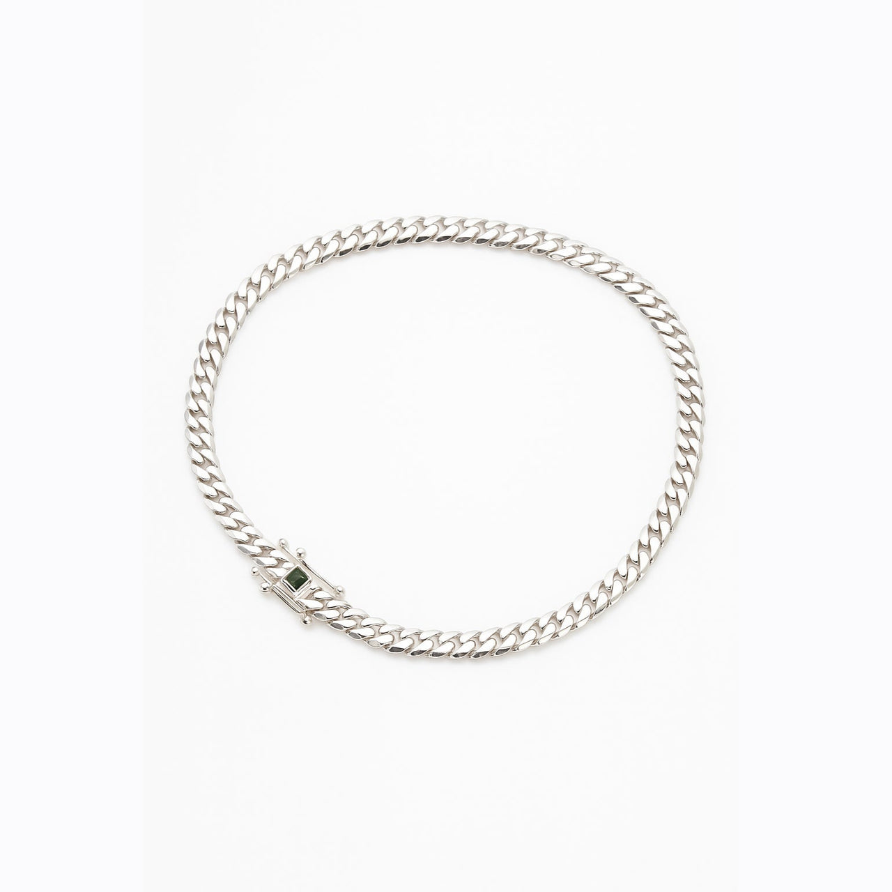999 Silver Miami Cuban Chain – Onyx Clasp 6mm / 55cm