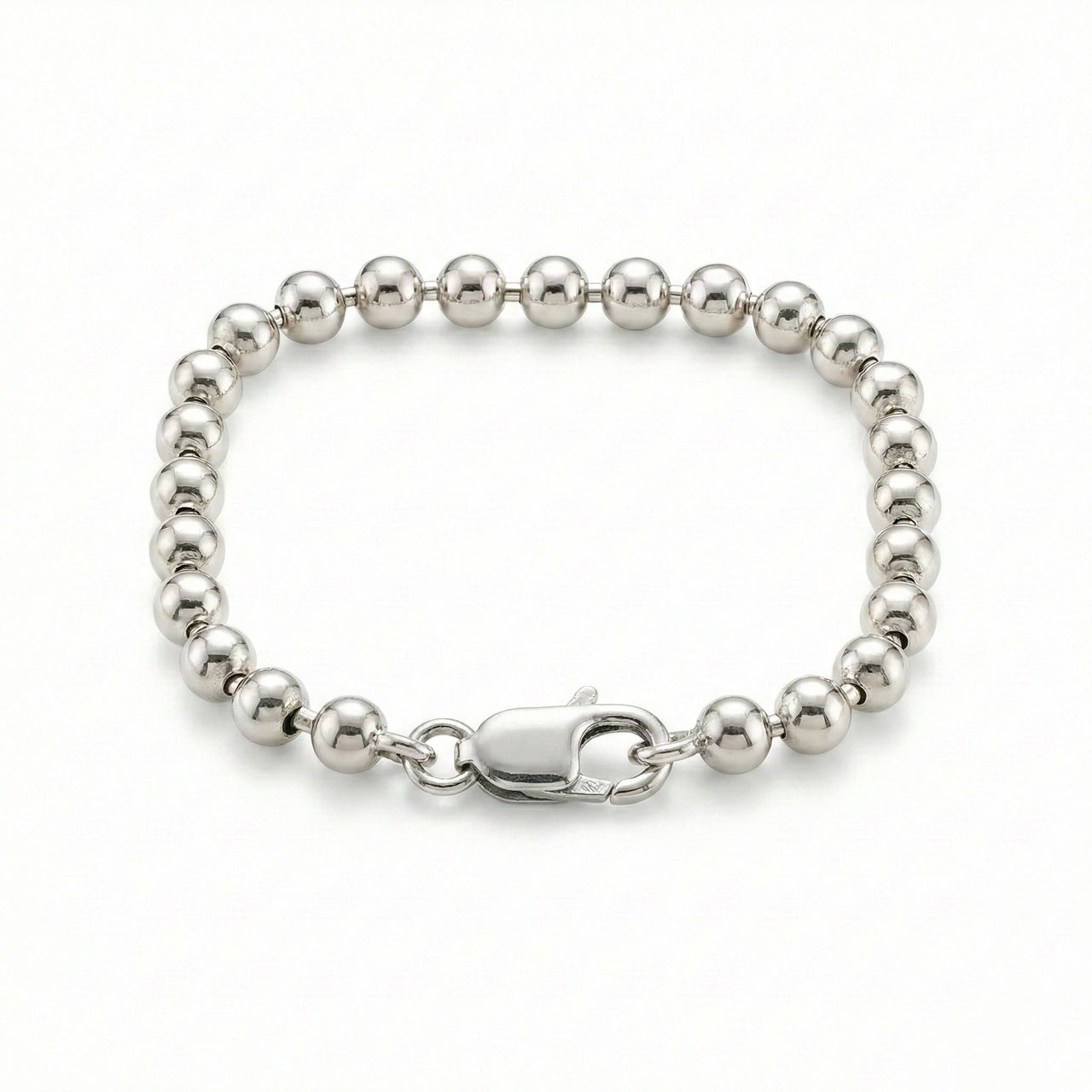 Cuentas Carácter — Silver Beaded Bracelet 950