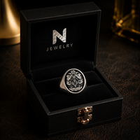 Thumbnail for Escudo Heraldico Plata 950 - Pinky Ring