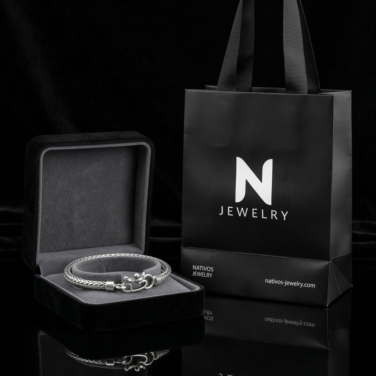 Espiga Elección — 2mm Silver Bracelet 950 (Bright or Burnished)