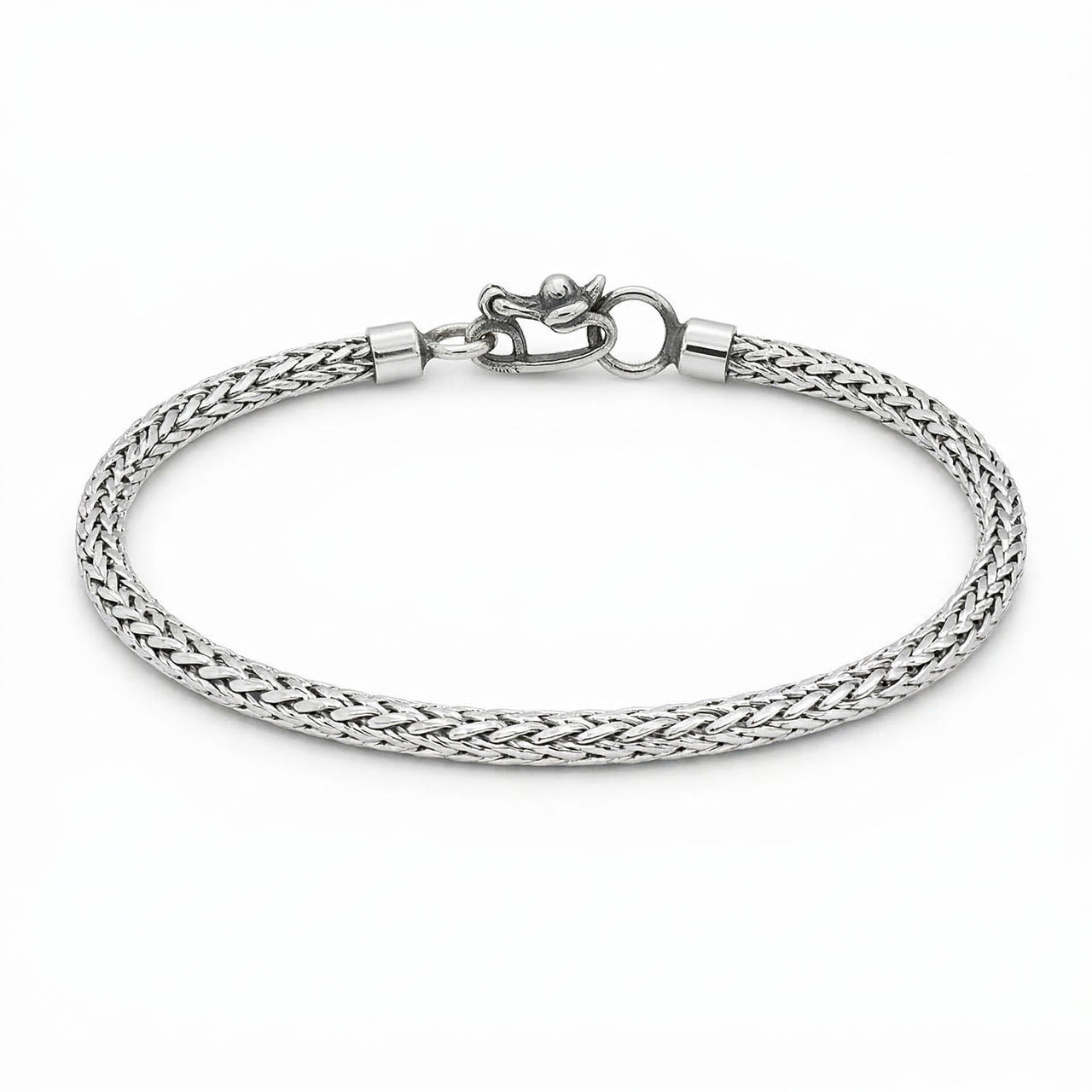 Espiga Elección — 2mm Silver Bracelet 950 (Bright or Burnished)