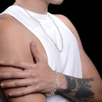 Thumbnail for 950 Silver Forcet Chain and Bracelet