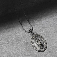 Thumbnail for Collar Virgen de Guadalupe de Plata 950 3cm