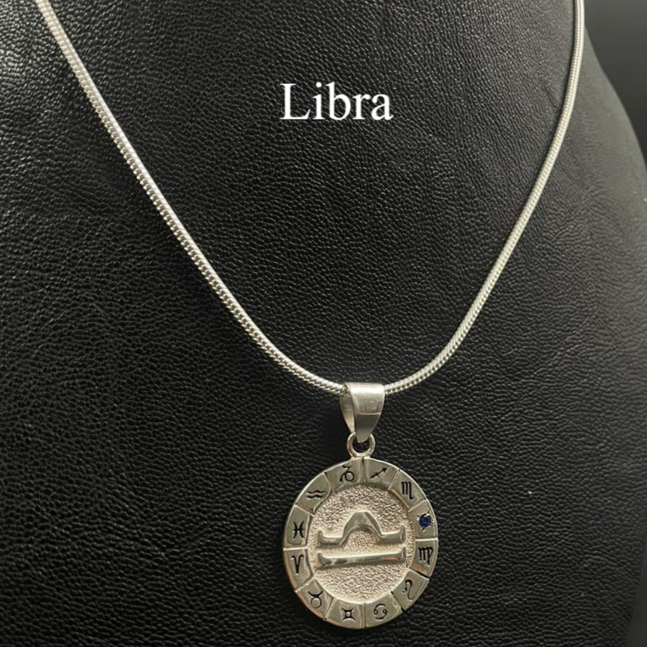 Collar Zodiacal de Plata ley 950