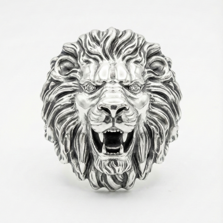 Anillo León de Plata 950 – Predator
