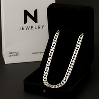 Thumbnail for 950 Sterling Silver Cuban Chain 11mm 60cm