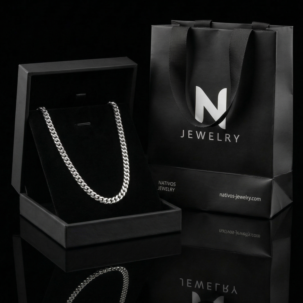 Cadena Lomo de Corvina 3 mm — Plata 950