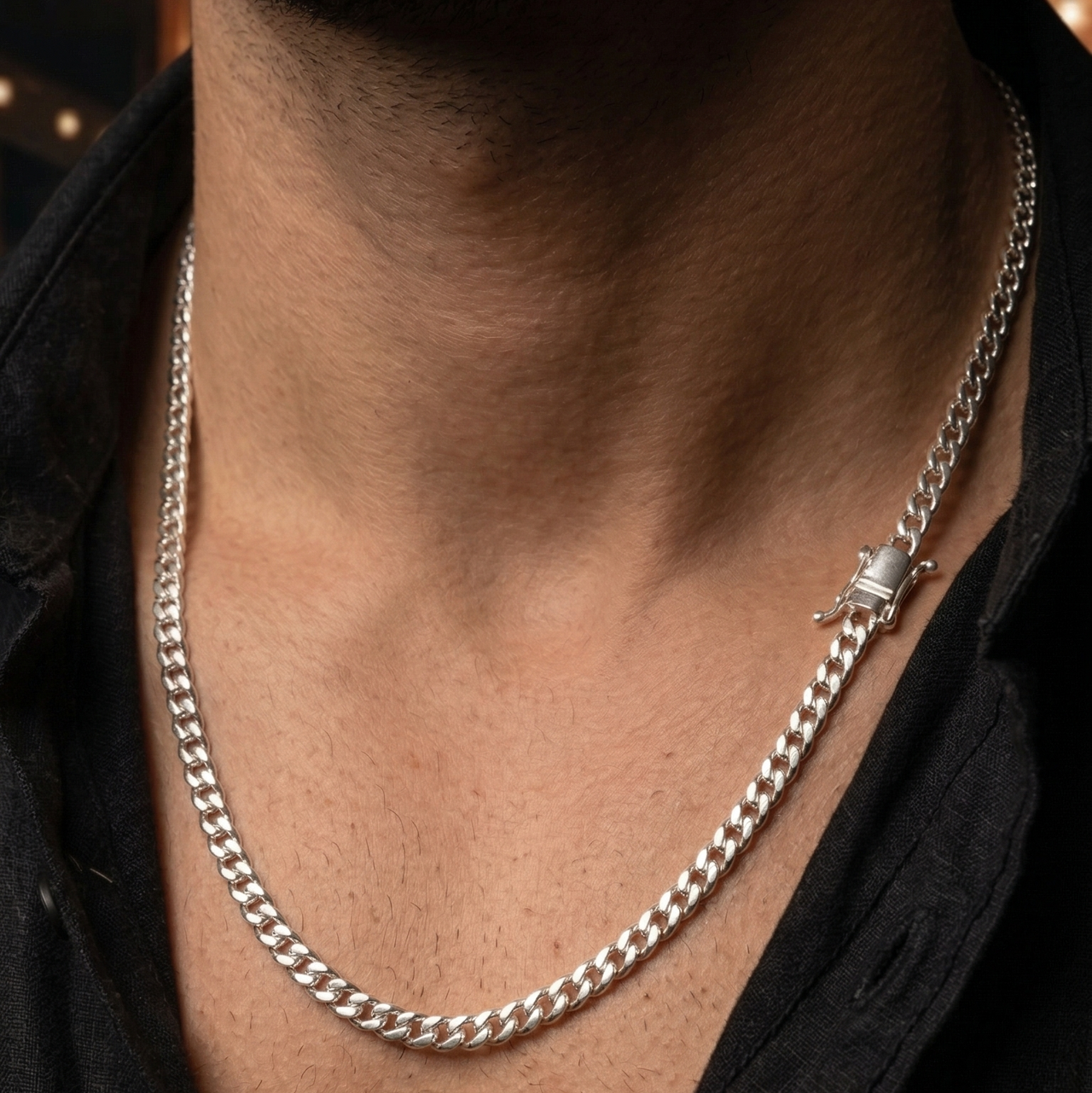 Cadena Lomo de Corvina 3 mm — Plata 950