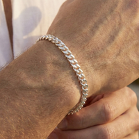 Thumbnail for Set Lomo de Corvina 6 mm – Cadena + Pulsera de Plata 950