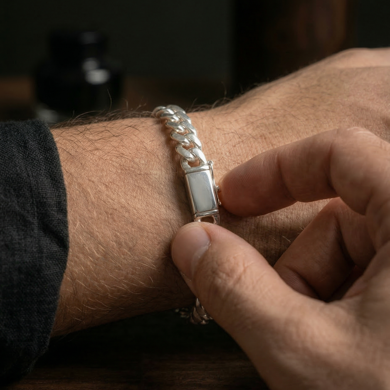 Lomo Presencia 6mm — Silver Bracelet 950