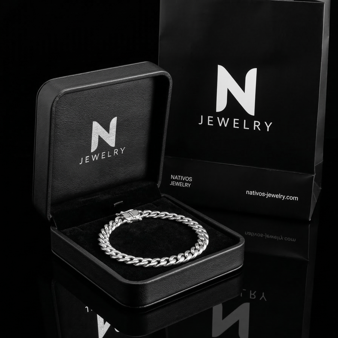 Classic Lomo 5mm — Silver Bracelet 950 (21cm / 8”)