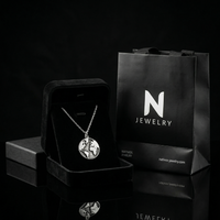 Thumbnail for Collar Forcet con Medalla Mapa Mundo — Plata 925 & 950