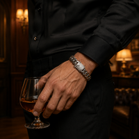 Thumbnail for 999 Silver Miami Cuban Bracelet – 14mm with Iced Clasp (22cm / 8.6”)