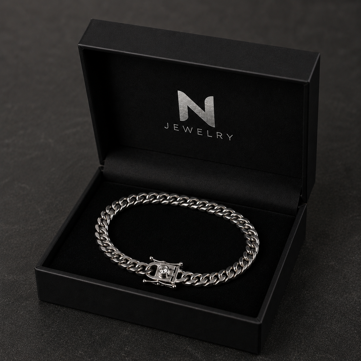 Cuban Elegance 6mm — Silver Cuban Bracelet 999 (21cm) 