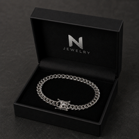Thumbnail for Cuban Elegance 6mm — Silver Cuban Bracelet 999 (21cm) 