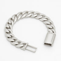 Thumbnail for 10mm Cuban Link Bracelet 999 Silver - Door Clasp