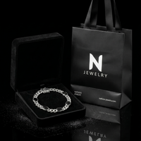 Thumbnail for Miami Distinción Ónix — 6mm Silver Cuban Bracelet 950