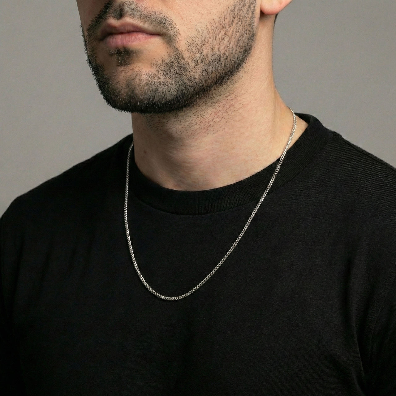 Cadena Microlomo de Plata 925 – Minimalismo Atemporal