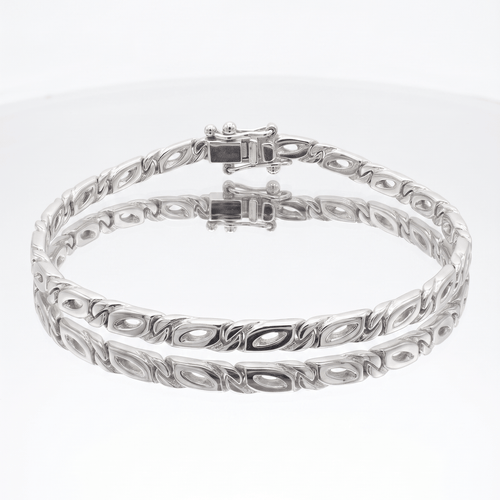 Mónaco Sutil — 3 mm Silver Bracelet 950 - nativosjewelry