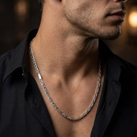 Thumbnail for Cadena Mónaco de Plata ley 950 3mm