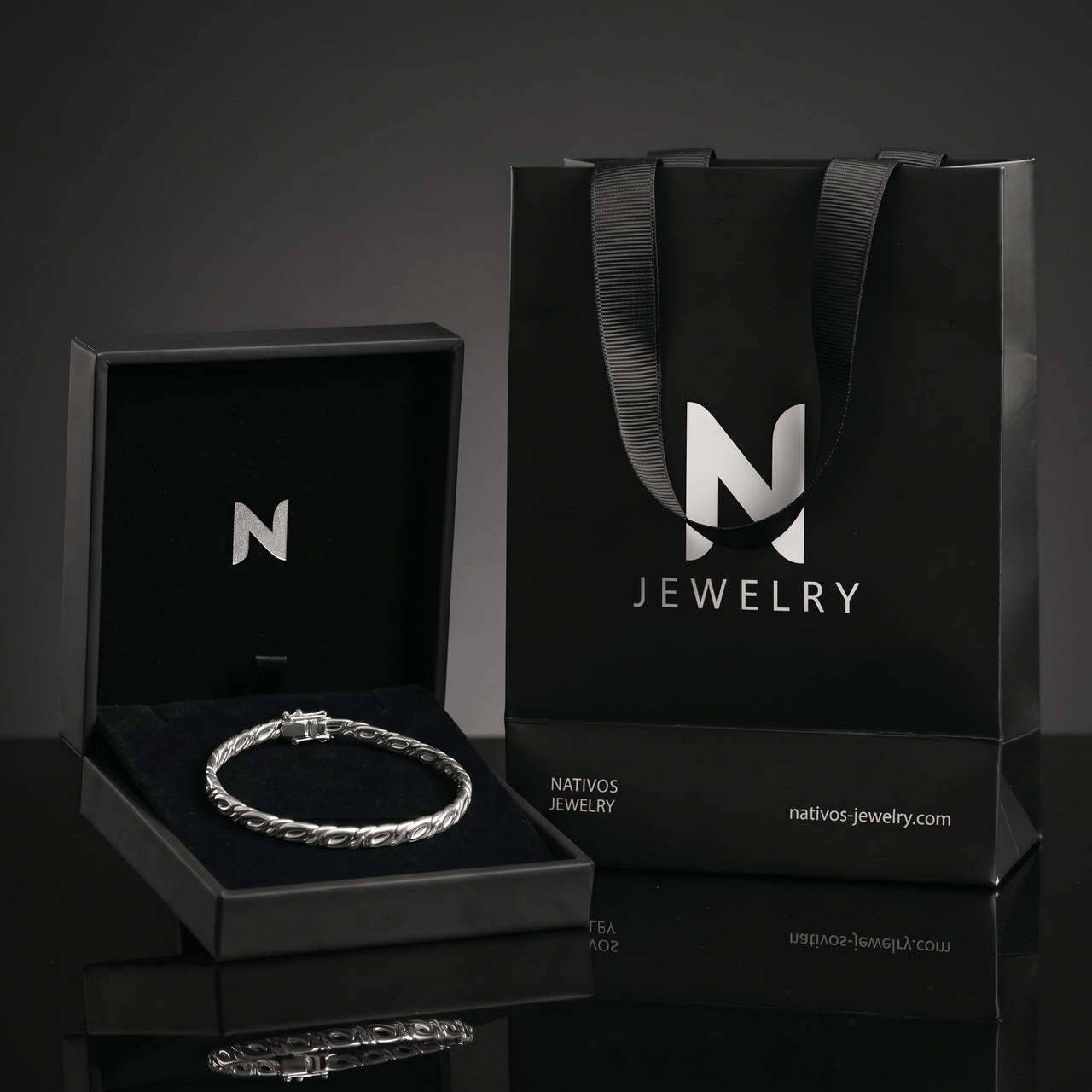 Pulsera Mónaco Sutil 3mm — Plata 950 para Hombre