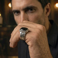 Thumbnail for Anillo Ónix — Plata 950