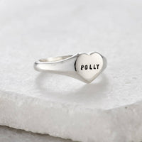 Thumbnail for Anillo Heart Personalizado - nativosjewelry
