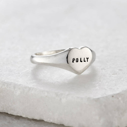Anillo Heart Personalizado - nativosjewelry